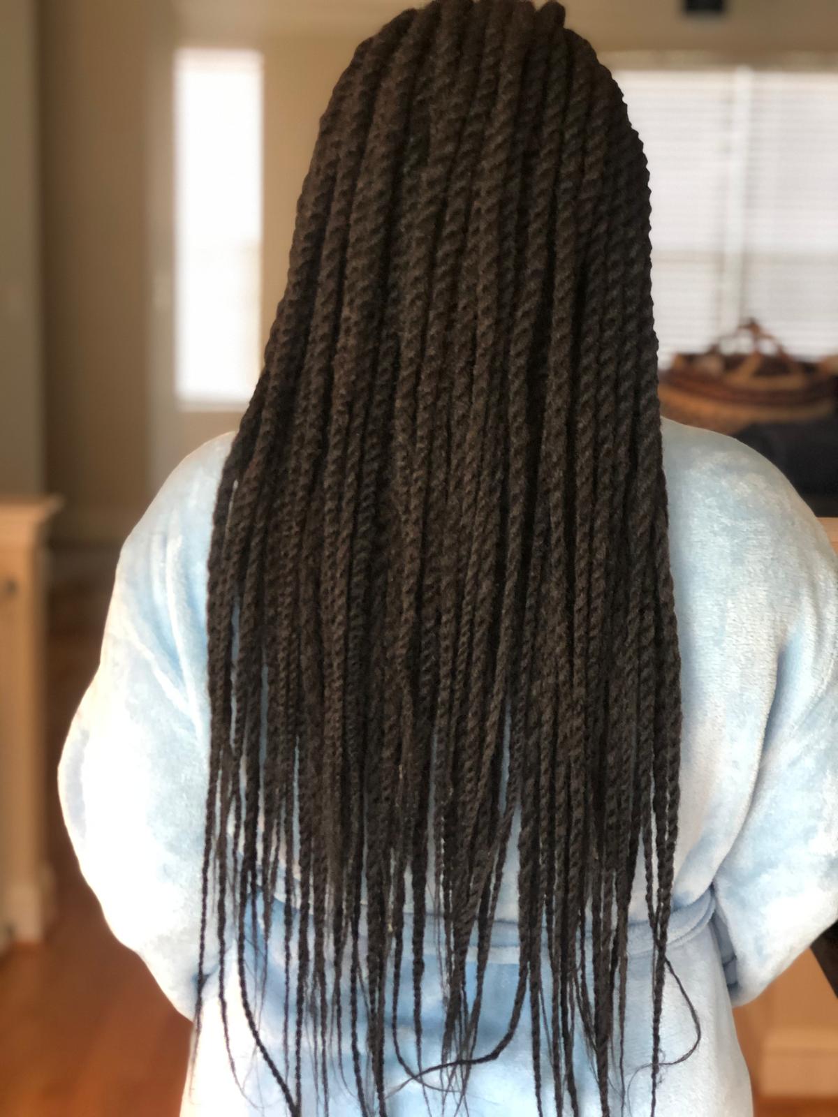 Braided hairstyle